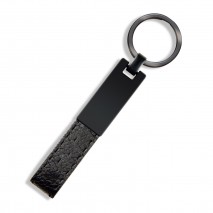 ANZER SİYAH METAL - DERİ ANAHTARLIK