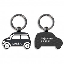 SEYFİYAZ SİYAH ÇİFT YÖN METAL ANAHTARLIK