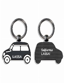 SEYFİYAZ SİYAH ÇİFT YÖN METAL ANAHTARLIK SEYFİYAZ SİYAH ÇİFT YÖN METAL ANAHTARLIK