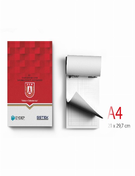 ALA-52 KAPAK GEÇMELİ A4 BLOKNOT