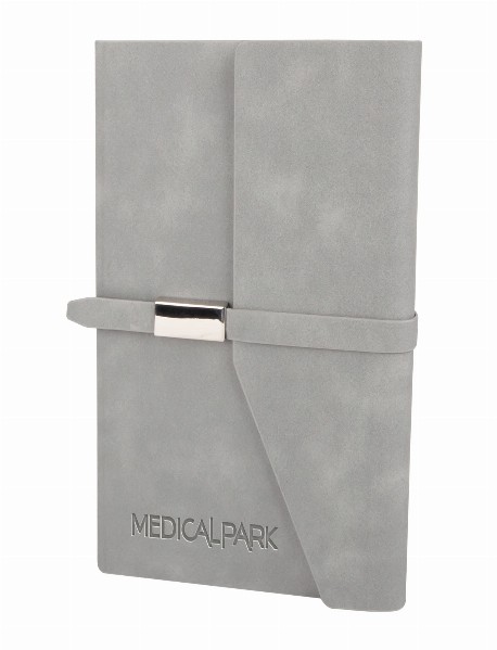 MOGAN GRİ TARİHSİZ DEFTER (15x21 CM)