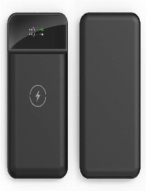 ÜZÜMLÜ 10.000 MAH SİYAH WIRELESS POWERBANK ÜZÜMLÜ 10.000 MAH SİYAH WIRELESS POWERBANK