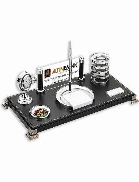 RODOS SİYAH DERİ MASA SETİ RODOS SİYAH DERİ MASA SETİ