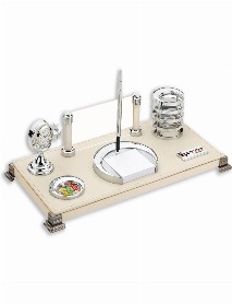 RODOS BEJ DERİ MASA SETİ