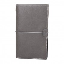 KUĞULU FÜME TARİHSİZ DEFTER (11,5X20 CM)