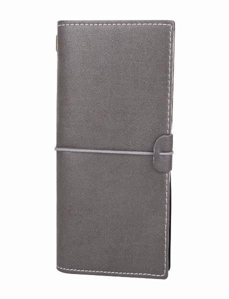 KUĞULU FÜME TARİHSİZ DEFTER (11,5X20 CM)