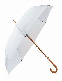 MANGOSTAN BEYAZ AHŞAP SAPLI ŞEMSİYE MANGOSTAN BEYAZ AHŞAP SAPLI ŞEMSİYE