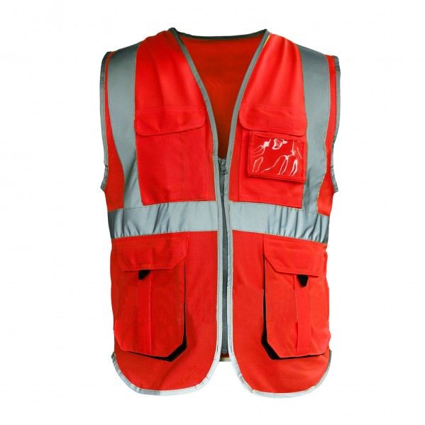 MÜHENDİS YELEĞİ KIRMIZI