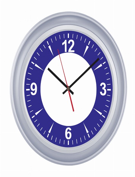 BENDİS509 GÜMÜŞ BRİSTOL KADRAN DUVAR SAATİ (400 MM)