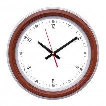 SEDNA526 AHŞAP-BEYAZ BRİSTOL KADRAN DUVAR SAATİ (480 MM)