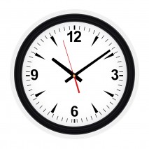 SEDNA526 SİYAH-BEYAZ BRİSTOL KADRAN DUVAR SAATİ (480 MM)