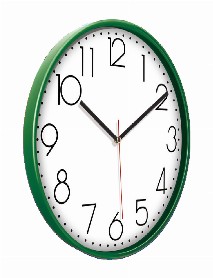 PAN164 YEŞİL PLASTİK ÇERÇEVE DUVAR SAATİ (380 MM) PAN164 YEŞİL PLASTİK ÇERÇEVE DUVAR SAATİ (380 MM)