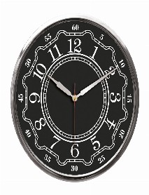 THOR707 SİYAH-GÜMÜŞ METAL ÇERÇEVE DUVAR SAATİ (320MM) THOR707 SİYAH-GÜMÜŞ METAL ÇERÇEVE DUVAR SAATİ (320MM)