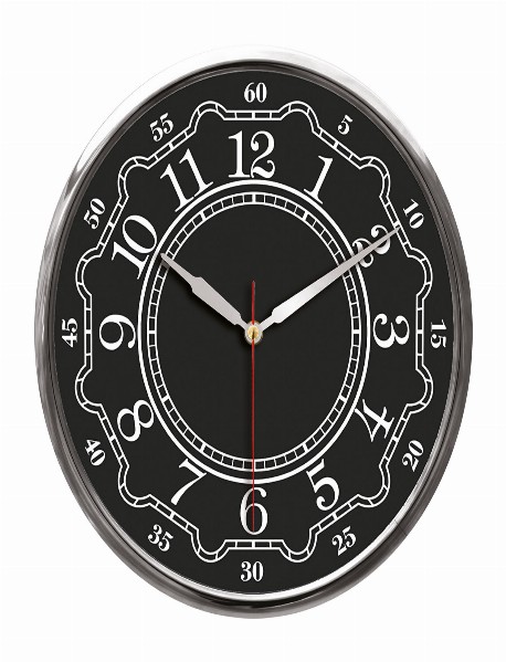 THOR707 SİYAH-GÜMÜŞ METAL ÇERÇEVE DUVAR SAATİ (320MM) THOR707 SİYAH-GÜMÜŞ METAL ÇERÇEVE DUVAR SAATİ (320MM)