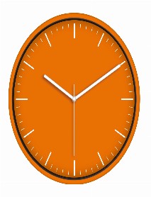 MİMAS186 TURUNCU PLASTİK KASA DUVAR SAATİ (380 MM) MİMAS186 TURUNCU PLASTİK KASA DUVAR SAATİ (380 MM)