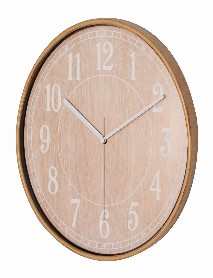 MİMAS186 AHŞAP-BEYAZ PLASTİK KASA DUVAR SAATİ (380 MM) MİMAS186 AHŞAP-BEYAZ PLASTİK KASA DUVAR SAATİ (380 MM)