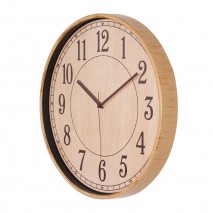 MİMAS186 AHŞAP PLASTİK KASA DUVAR SAATİ (380 MM)