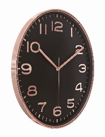 HADES406 SİYAH-BAKIR METALİZE ÇERÇEVE DUVAR SAATİ(380 MM) HADES406 SİYAH-BAKIR METALİZE ÇERÇEVE DUVAR SAATİ(380 MM)