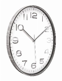 HADES406 BEYAZ-GÜMÜŞ METALİZE ÇERÇEVE DUVAR SAATİ(380 MM) HADES406 BEYAZ-GÜMÜŞ METALİZE ÇERÇEVE DUVAR SAATİ(380 MM)