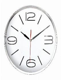 ATHENA305 BEYAZ-GÜMÜŞ METAL ÇERÇEVE DUVAR SAATİ (360 MM) ATHENA305 BEYAZ-GÜMÜŞ METAL ÇERÇEVE DUVAR SAATİ (360 MM)