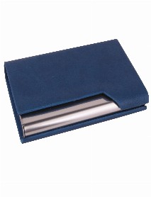 PAYİDAR LACİVERT DERİ KARTVİZİTLİK