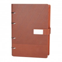 BİRLİK KAHVERENGİ ORGANİZER AJANDA (17,5x22,5CM)