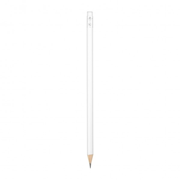 İLİÇ BEYAZ YUVARLAK SİLGİLİ NATUREL KURŞUN KALEM