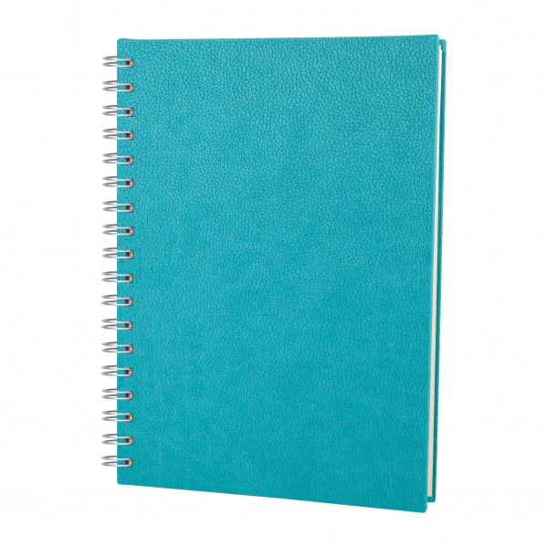 ELMADAĞ TURKUAZ TARİHLİ SPİRALLİ AJANDA (17X24 CM)