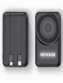 KÜÇÜKLER 10.000 MAH SİYAH MAGSAFE ve WIRELESS POWERBANK KÜÇÜKLER 10.000 MAH SİYAH MAGSAFE ve WIRELESS POWERBANK