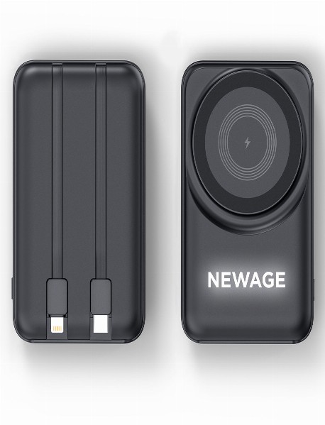 KÜÇÜKLER 10.000 MAH SİYAH MAGSAFE  ve  WIRELESS POWERBANK