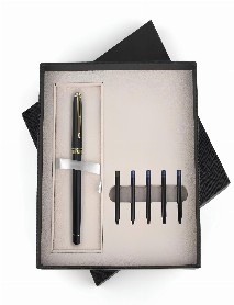ESKİPAZAR SİYAH DOLMA KALEM SETİ ESKİPAZAR SİYAH DOLMA KALEM SETİ