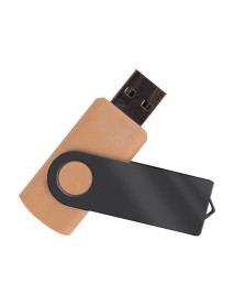 UYGUR SİYAH AHŞAP USB BELLEK (16 GB)