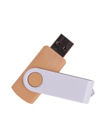 UYGUR BEYAZ AHŞAP USB BELLEK (16 GB)