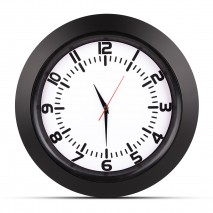 UMAY SİYAH PLASTİK KASA DUVAR SAATİ (350 MM)