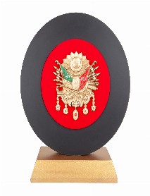 İHTİŞAM OSMANLI ARMASI KABARTMALI PLAKET