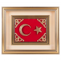 GÖKTÜRK AYYILDIZ KABARTMALI TABLO