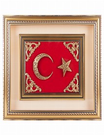 GÖKTÜRK AYYILDIZ KABARTMALI TABLO