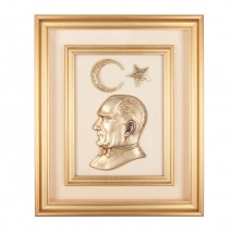 ÖNCÜ BEJ ATATÜRK KABARTMALI TABLO