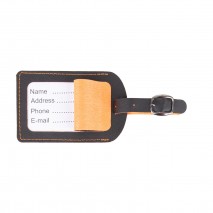 BAGAJ ETİKETİ TURUNCU DERİ