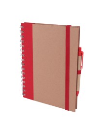 PURSAKLAR KIRMIZI TARİHSİZ DEFTER (15X21 CM)