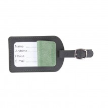 BAGAJ ETİKETİ YEŞİL DERİ