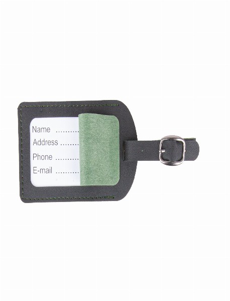 BAGAJ ETİKETİ YEŞİL DERİ