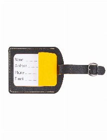 BAGAJ ETİKETİ SARI DERİ BAGAJ ETİKETİ SARI DERİ