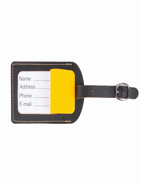 BAGAJ ETİKETİ SARI DERİ