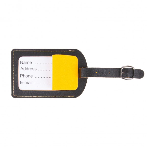 BAGAJ ETİKETİ SARI DERİ