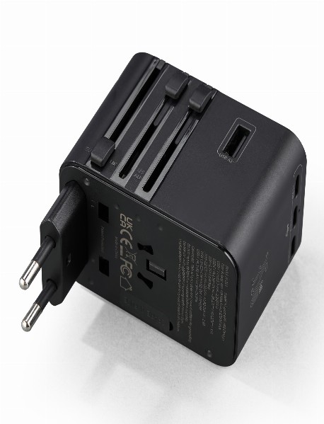 ARDIÇ SİYAH SEYAHAT ADAPTÖRÜ