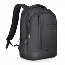 SERÜVEN SİYAH LAPTOP BÖLMELİ SIRT ÇANTASI