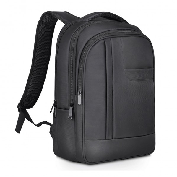 SERÜVEN SİYAH LAPTOP BÖLMELİ SIRT ÇANTASI