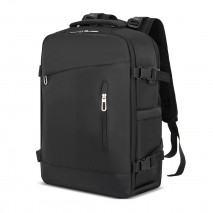 GEZGİN SİYAH LAPTOP BÖLMELİ SIRT ÇANTASI