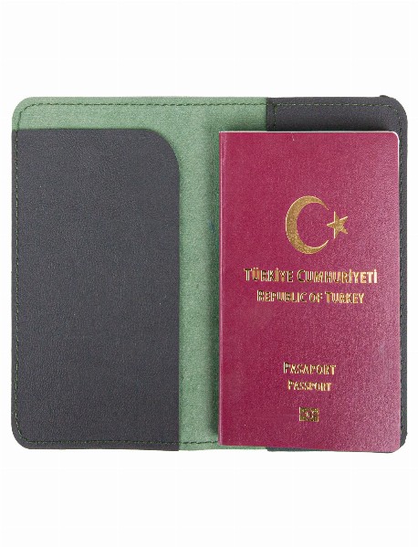 PASAPORTLUK YEŞİL DERİ